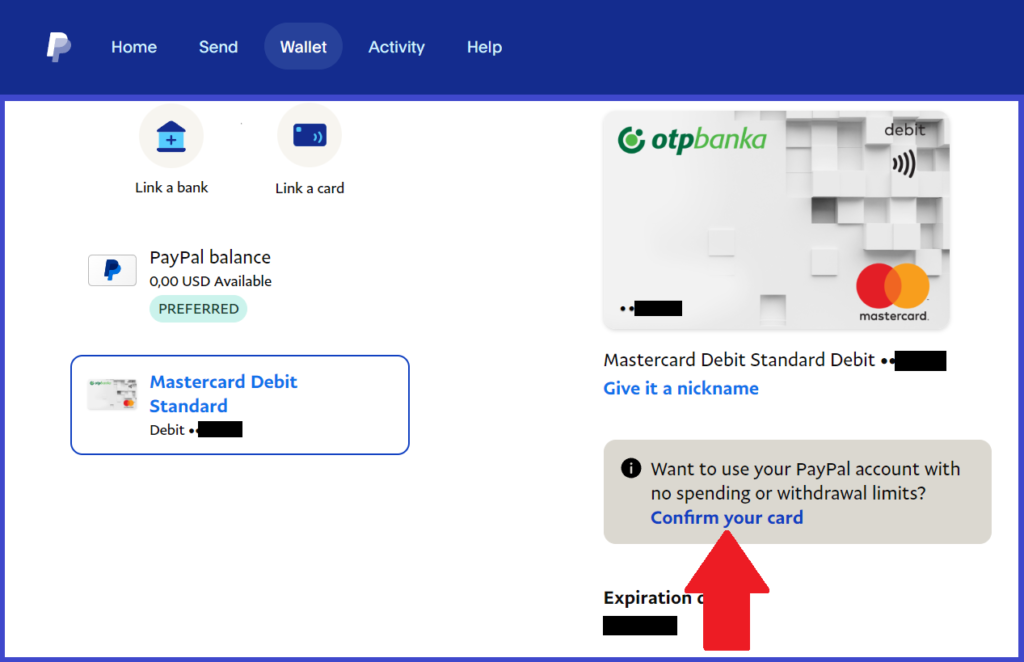 Kako uplatiti novac na PayPal, kako prebaciti novac sa kartice na PayPal, verifikacija kartice, verifikacija PayPal naloga